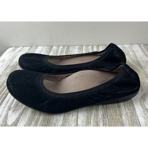 Abeo Shoes Abeo Tia Ballet Flats Womens 8n Black Leather Comfort Slip On Shoes Narrow Poshmark